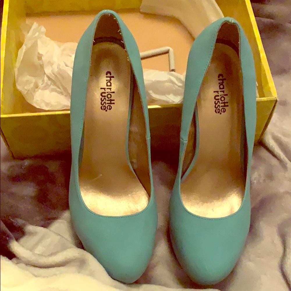 Mint Green Heels
